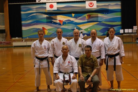 český tým s představiteli Ryuei-Ryu 