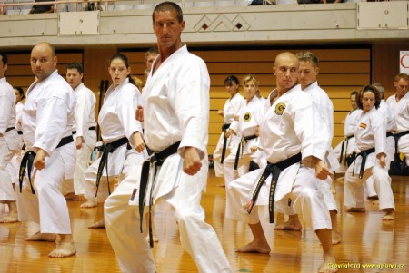 seminář Okinawského karate při turnaji